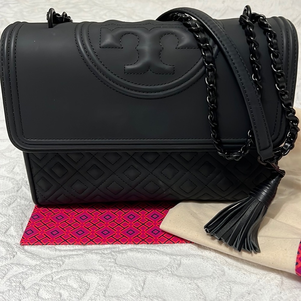 Tory Burch Fleming Matte Convertible Shoulder Bag